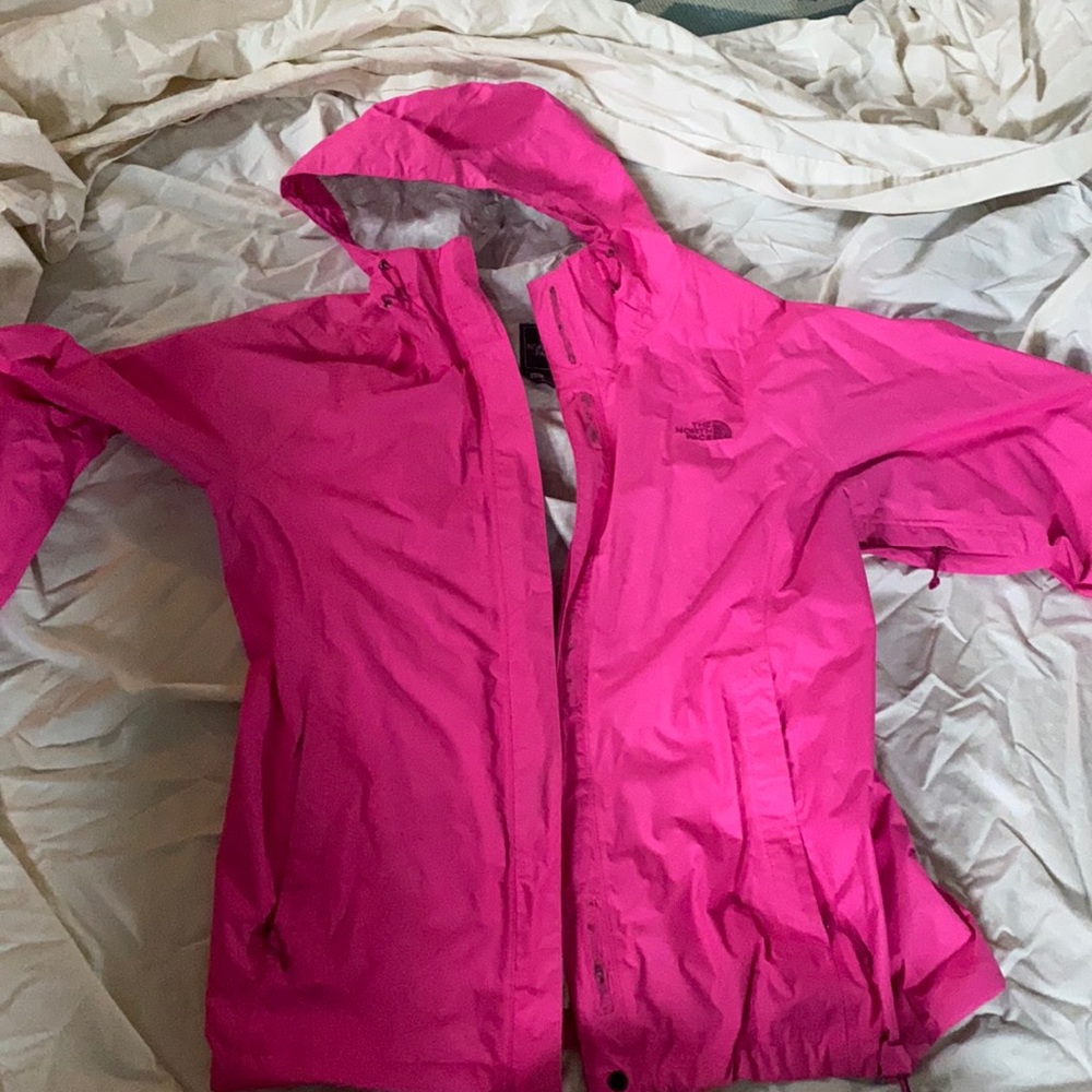 North face rain coat